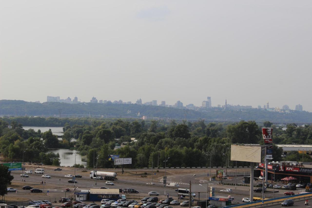 Panoramic View Lux Apartment On Metro Osokorky Kiew Exterior foto